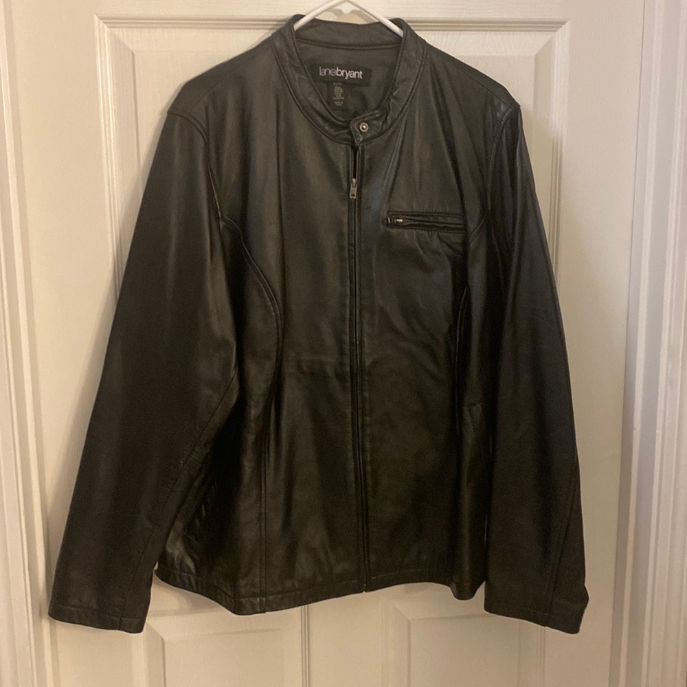 22/24 Genuine Leather Jacket by Lane Bryant.